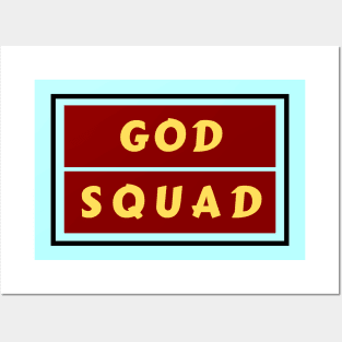 God Squad | Christian Typography Posters and Art